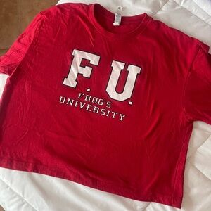 Gildan Red Graphic T-Shirt